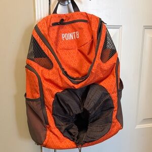 Point 3 Orange and Black Basketball Backpack